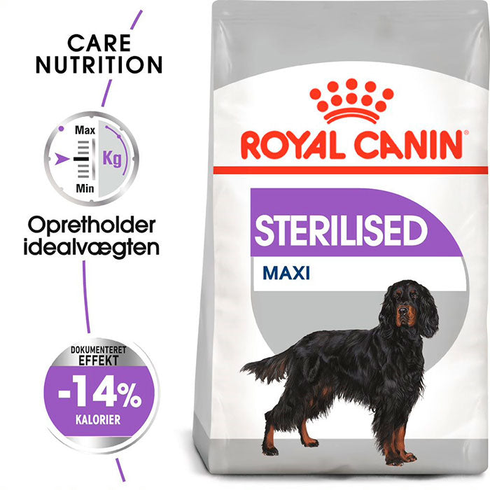 ドッグフード  CANIN STERILISED MAXI 12kg Sterilised Medium 12 kg– Maxi Zoo Danmark