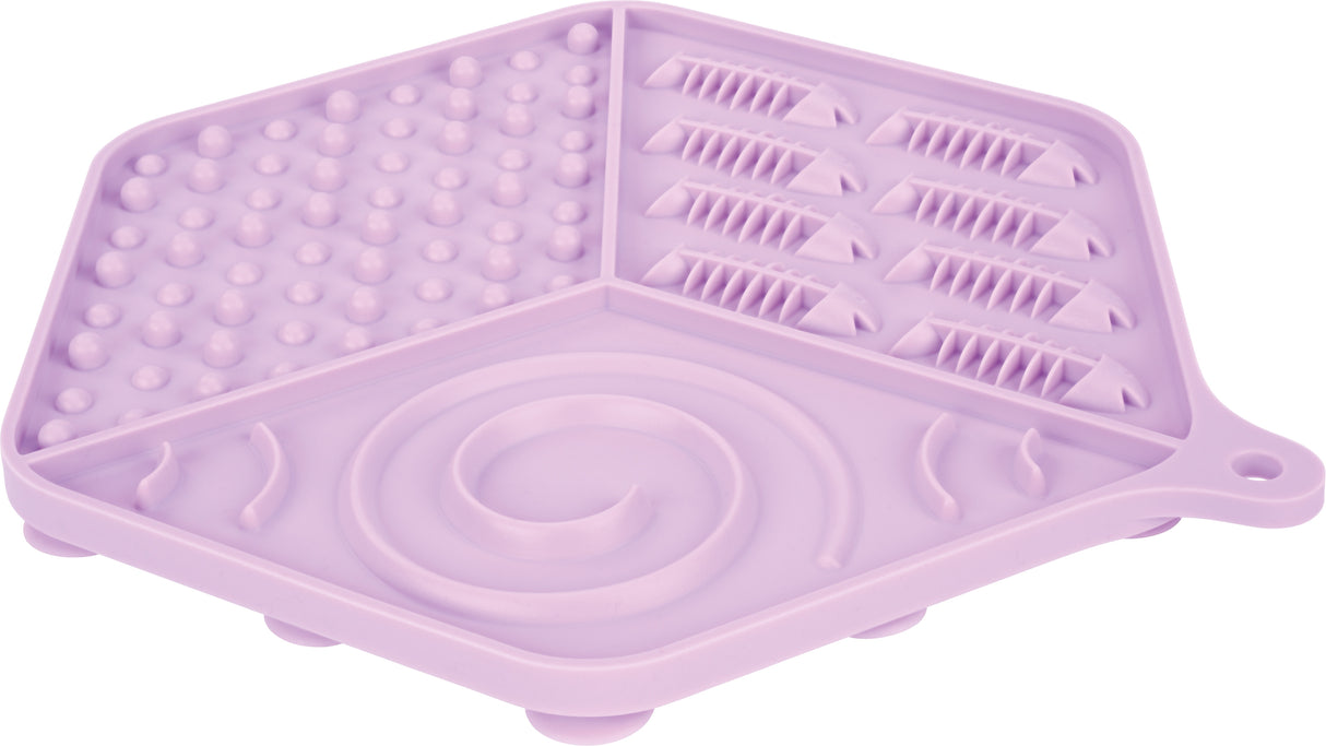 Lick Mat 15,2x18,5 cm lilla