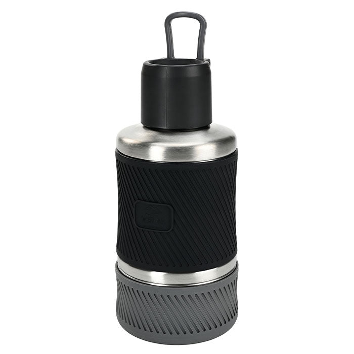 Drikkeflaske rustfristål800+200 ml grå