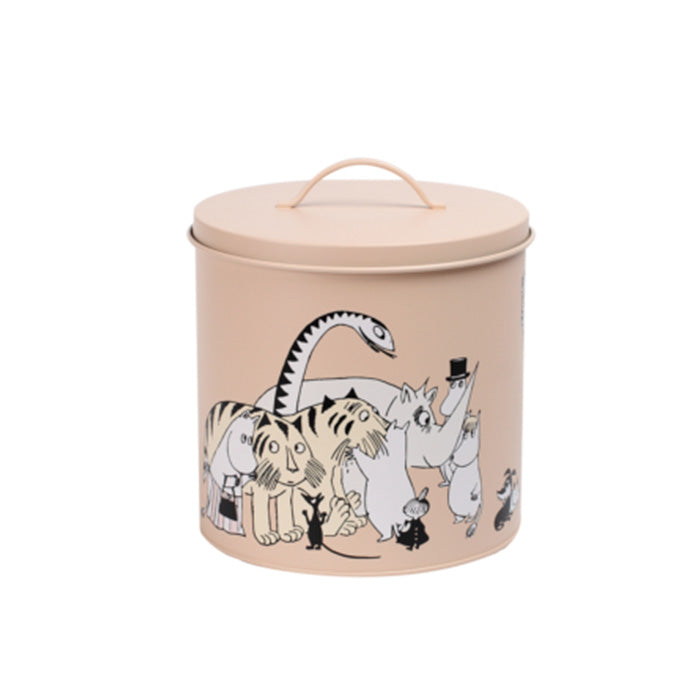 Opbevaringsdåser Mumitroldene Pink 19 cm + beige 21 cm