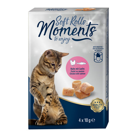 Soft Rolls Kylling og laks 4x10 g - Maxi Zoo Danmark