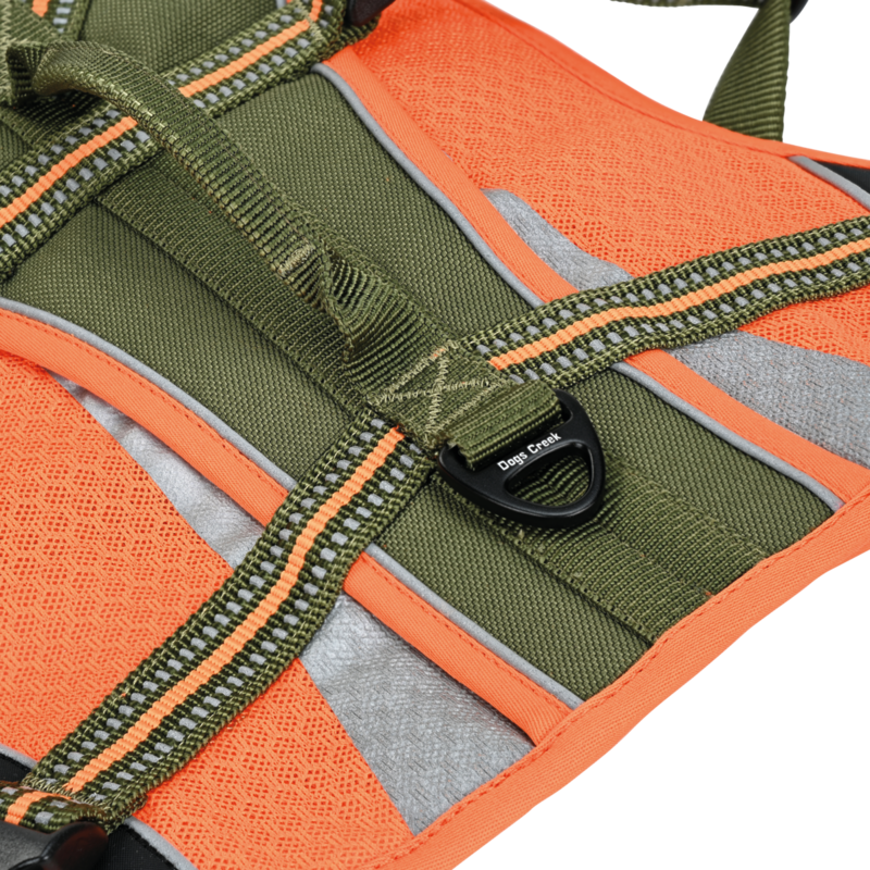 Nylonsele Safety S grøn/orange