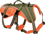 Nylonsele Safety S grøn/orange