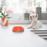 LickiMat OH skål M ø22x7 cm orange