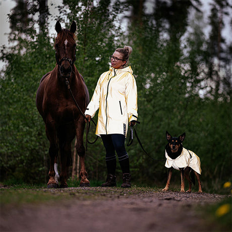 Regnjakke Lite Visibility 45 cm gul - Maxi Zoo Danmark