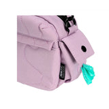 Skuldertaske lavendel 22x6x14 cm