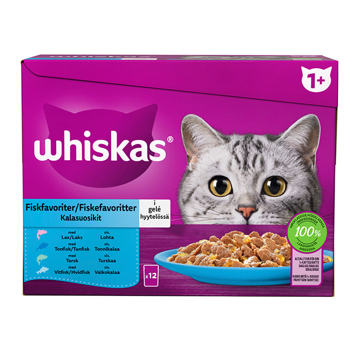 Adult Gelé, menuboks pouch fiskemenu 12x85g