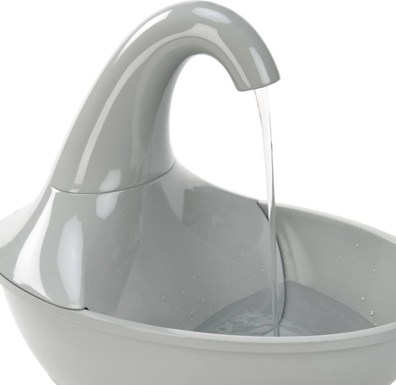 Drikkefontæne Wave 1,8 l grå