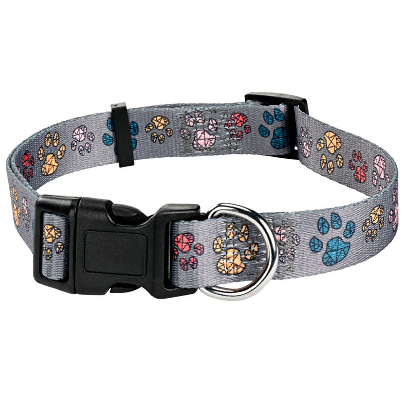 Halsbånd og line sæt mørkegrå