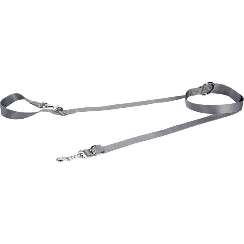 Halsbånd + line sæt mørkegrå - Maxi Zoo Danmark