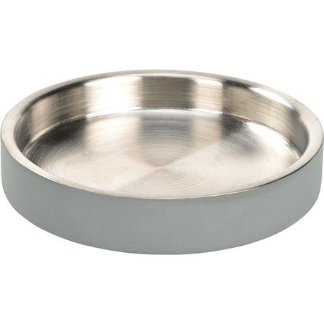 Rustfri skål 170 ml grå - Maxi Zoo Danmark