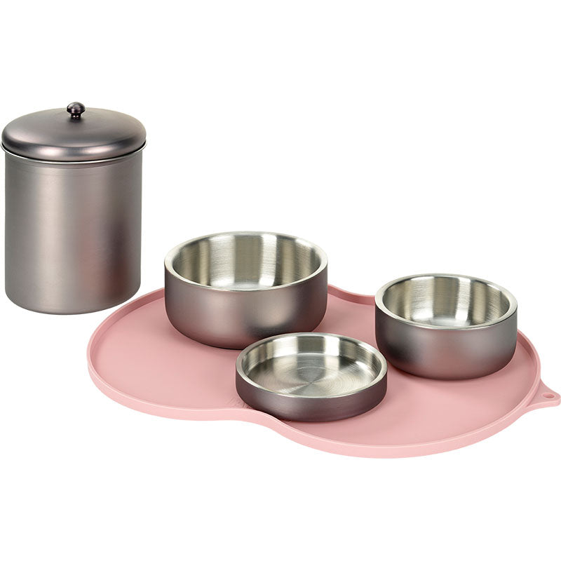 Silikoneunderlag 8-kantet Rosa - Maxi Zoo Danmark