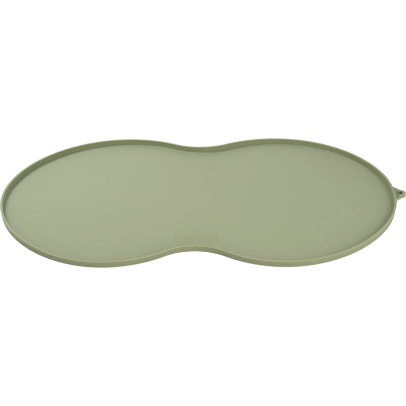 Silikoneunderlag 8-kantet khaki - Maxi Zoo Danmark