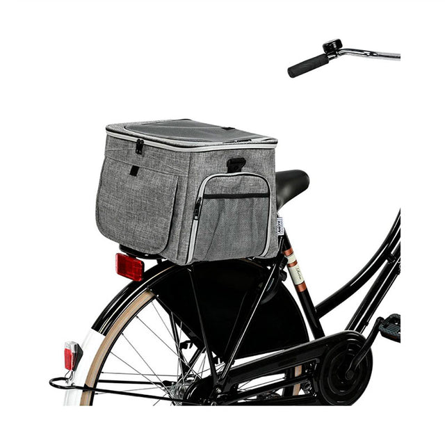 Cykelkurv 41x47x39 cm sort - Maxi Zoo Danmark