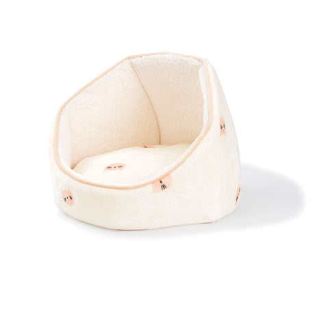 Kattehule Cat Face 46x42 cm creme - Maxi Zoo Danmark