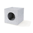 Kattehule grå filt 30x30 cm - Maxi Zoo Danmark