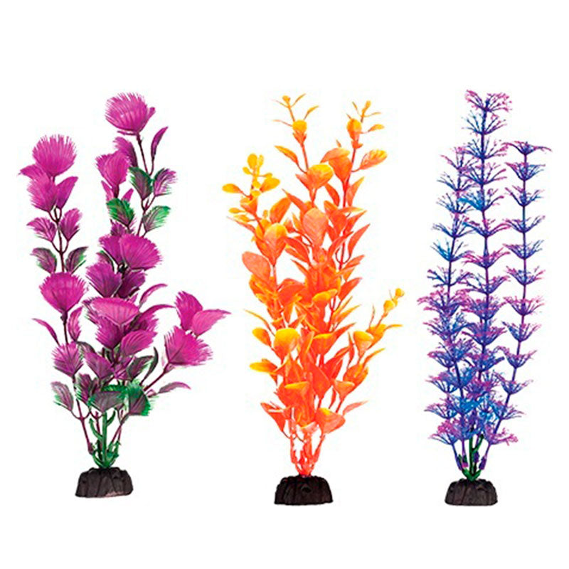 Akvariedek. Plastikplanter 8 stk 3,81x24,13x26,67 cm - Maxi Zoo Danmark