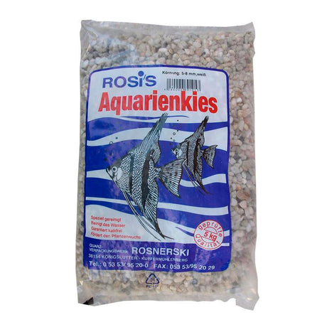 Akvariegrus 5 kg / 5-8 mm hvid - Maxi Zoo Danmark
