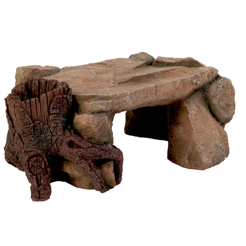 Klippegrotte M/Træstub25 cm