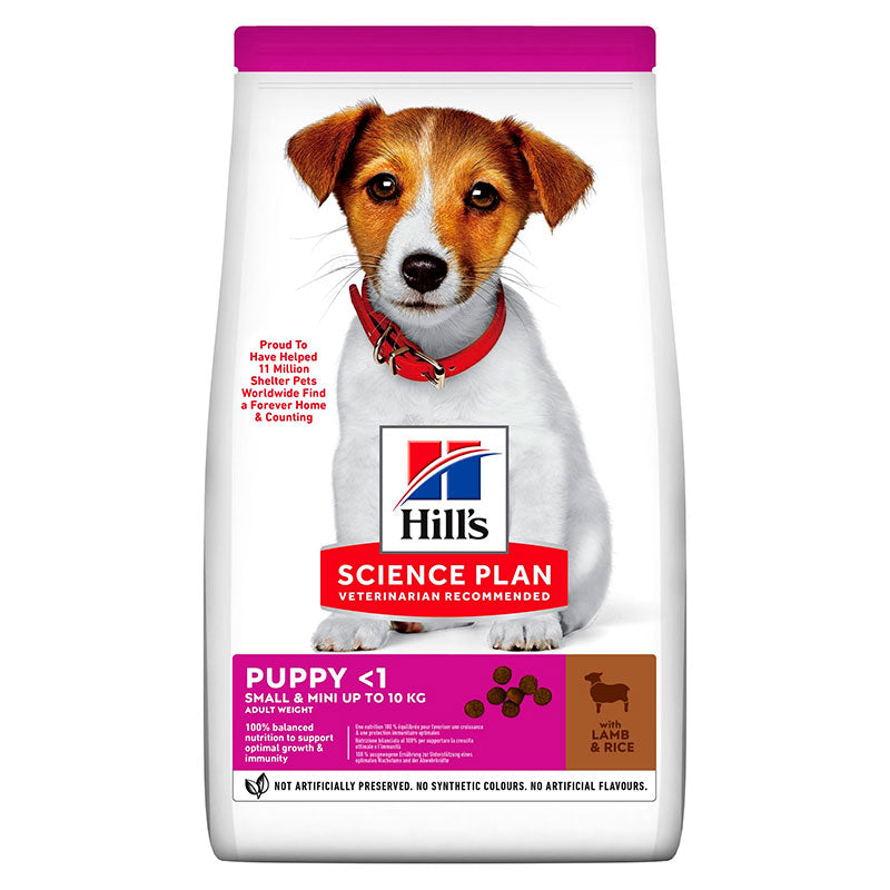 Puppy Small & Mini lam og ris 1,5 kg