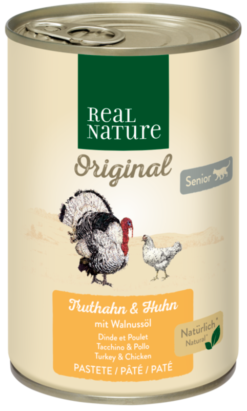 Senior, dåsekalkun, kylling 400 g