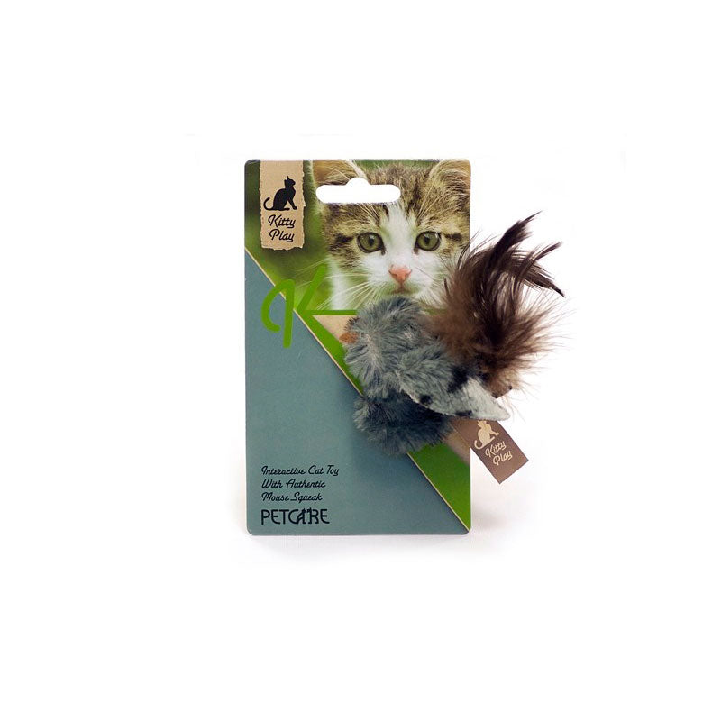 Plys-fugl m/fjer og fuglelyd KITTY PLAY