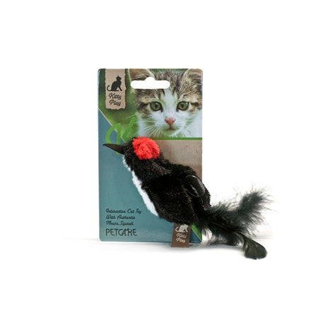 Sort fugl m/fuglelyd KITTY PLAY