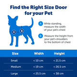 Extreme weather pet door 8,1x43,8x30 cm medium