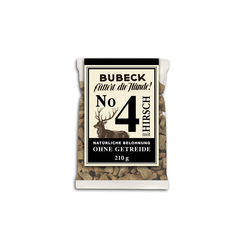 Hundesnack Nr. 4 hjort 210 g
