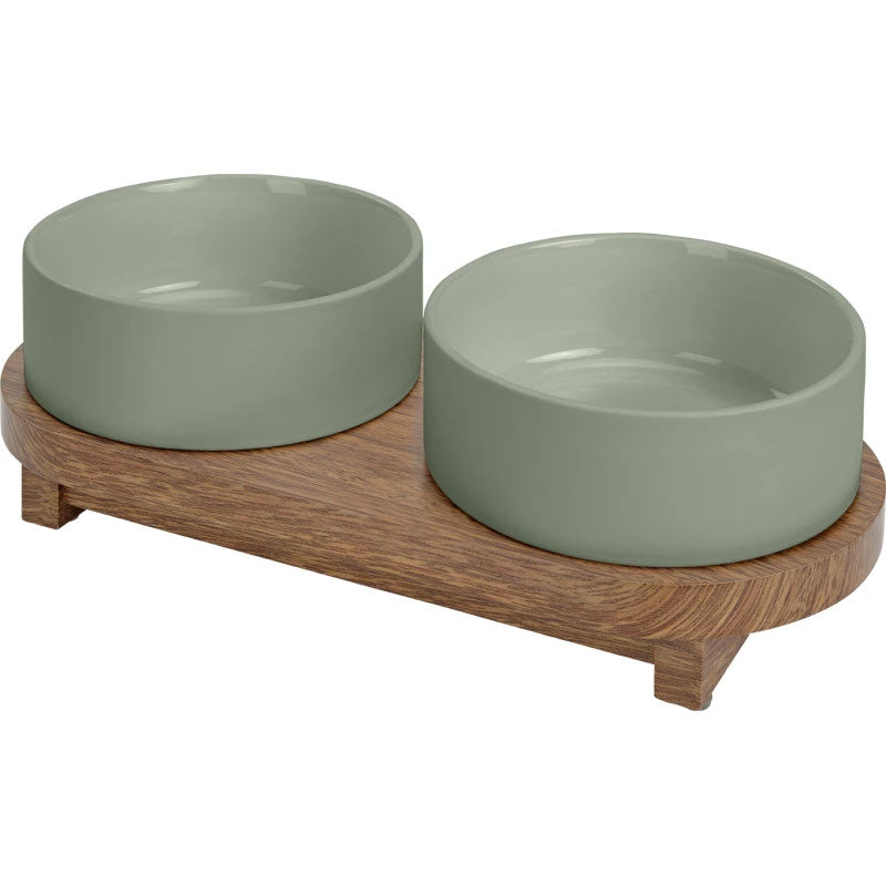 Skålstativ dobbeltgrå