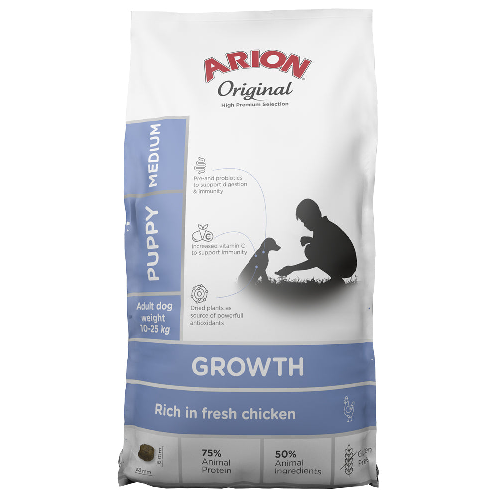 Junior Original Growth Medium kylling 2 kg