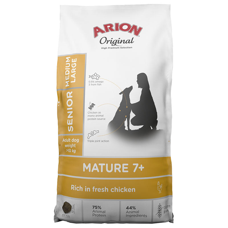 Senior Orginal Mature 7+ Medium/Large kylling 12 kg