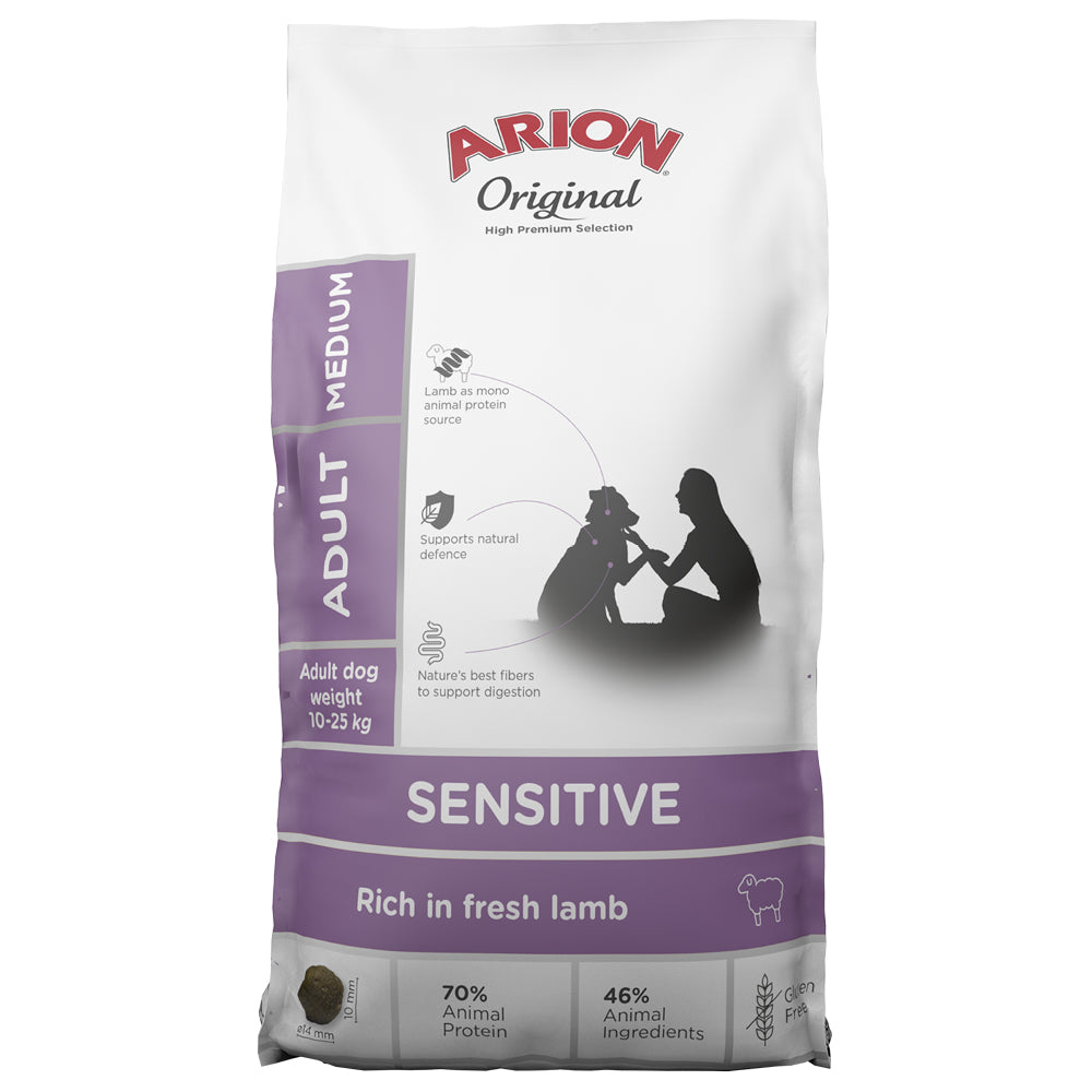 Adult Orginal Sensitive Medium lam 12 kg
