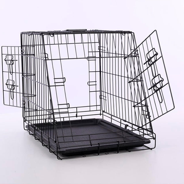 Transportbur skråM 77x48x55,5 cm sort - Maxi Zoo Danmark