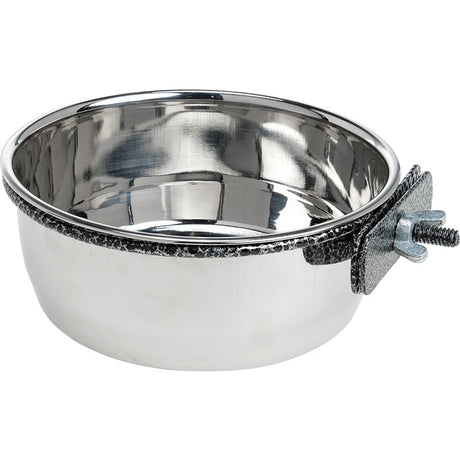 Rustfri foder- og vandskål Steel - Maxi Zoo Danmark