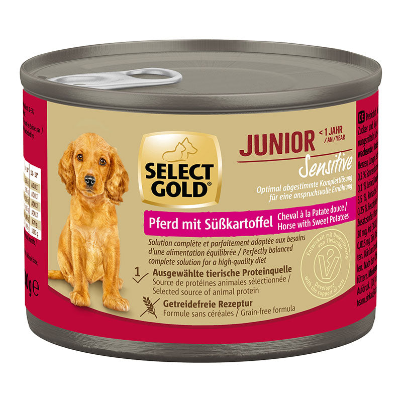 Junior Sensitivehest, sød kartofel  200g