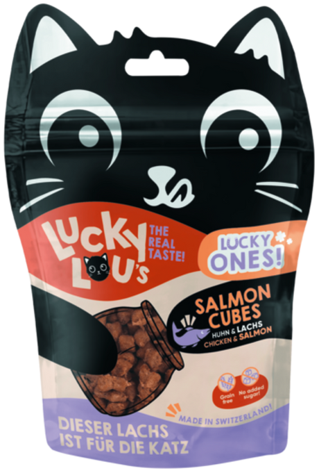 Cubes 80 g laks, kylling