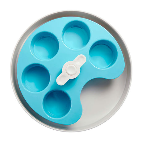 Interactive Feeder Palette M 25x9,2 cm blå - Maxi Zoo Danmark