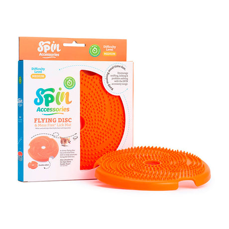 Lick Flying Disc 25x3 cm orange - Maxi Zoo Danmark