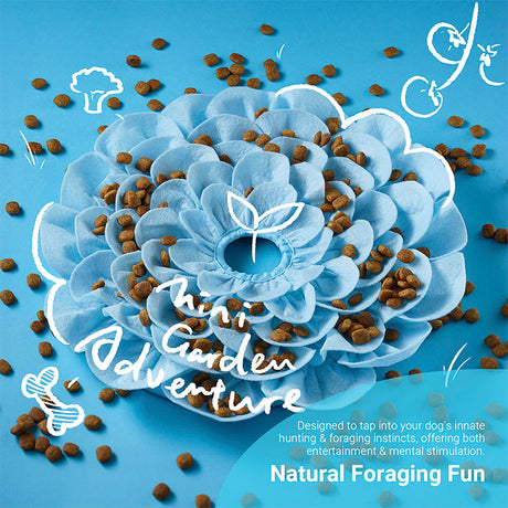 Blossom Snuffle Mat 23x3 cm 2-pak lyseblå - Maxi Zoo Danmark