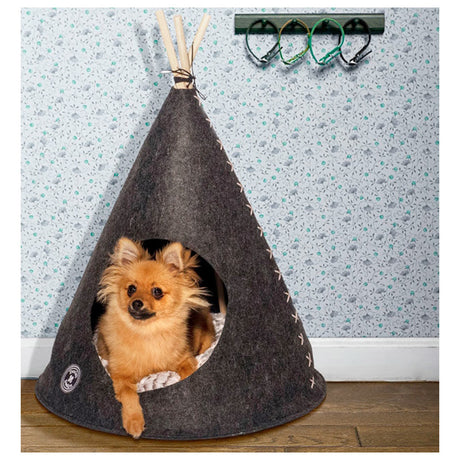 TeePee 51x51x 64 cm grå - Maxi Zoo Danmark