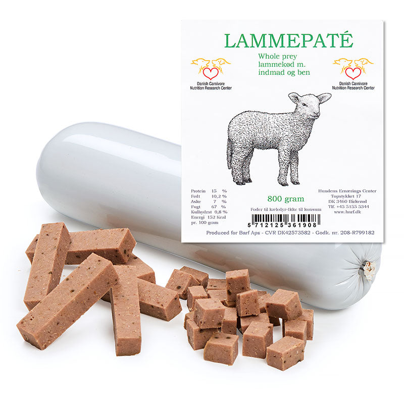 Paté pølse m/ben lam 800 g