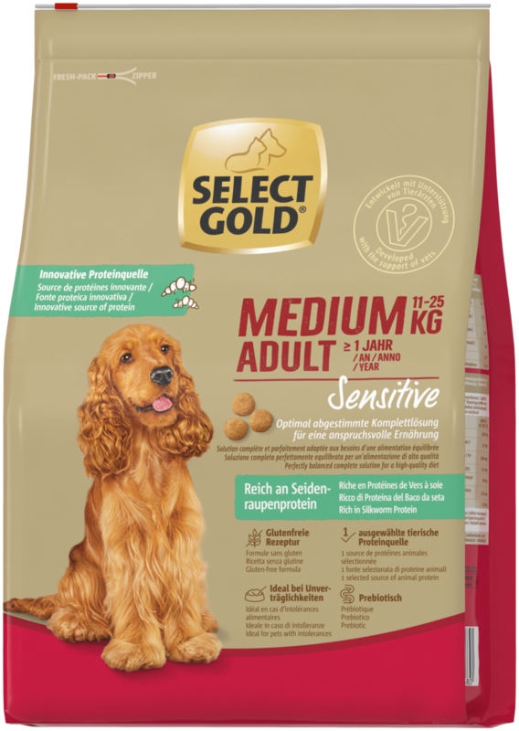 Adult sensitive Medium silkeorm 4 kg