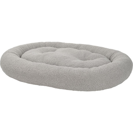 Hundeseng Teddy oval 80x55 cm grå - Maxi Zoo Danmark