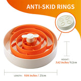 Interactive Feeder SpiralTricky 11x25x30 cm Orange - Maxi Zoo Danmark