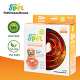 Interactive Feeder SpiralTricky 11x25x30 cm Orange - Maxi Zoo Danmark