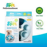 Interactive Feeder Palette Medium 11x25x30 cm lyseblå - Maxi Zoo Danmark