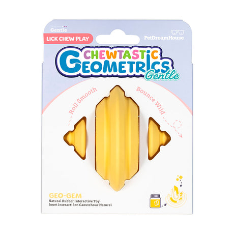 Interactive Toys Geo-Gem7x10,5x13,5x7 cm gul - Maxi Zoo Danmark