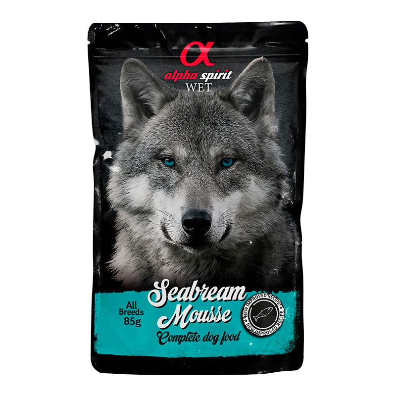 Adult vådfoder Mousse pouch sea Bream 85 g