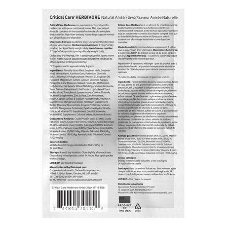 Critical Care herb anis 36 g